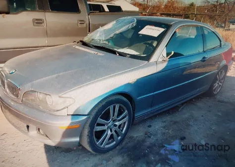 2004 BMW 330Ci z USA, uszkodzony, nr VIN WBABD53464PL15372